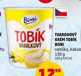 TVAROHOVÝ KRÉM TOBÍK BONI 130 g