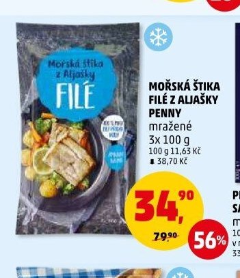 MOŘSKÁ ŠTIKA FILÉ Z ALJAŠKY PENNY
