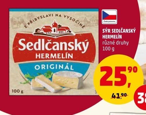 Sýr Sedlčanský Hermelín