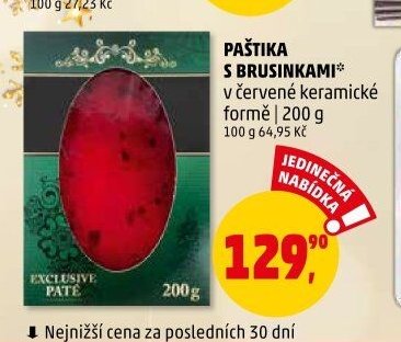 Paštika s brusinkami