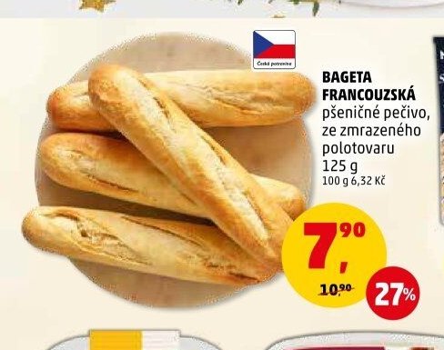 BAGETA FRANCOUZSKÁ 125 g