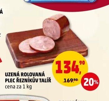 UZENÁ ROLOVANÁ PLEC ŘEZNÍKŮV TALÍŘ