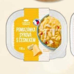 POMAZÁNKA KARLOVA KORUNA SÝROVÁ S ČESNEKEM 135 g