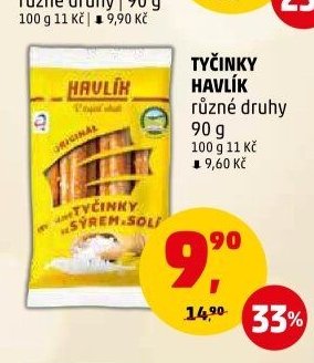 TYČINKY HAVLÍK