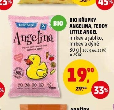BIO KŘUPKY ANGELINA, TEDDY LITTLE ANGEL