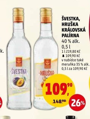 Švestka/Hruška Královská Palírna