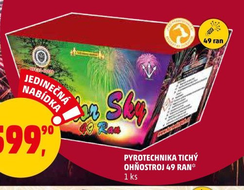 PYROTECHNIKA TICHÝ OHŇOSTROJ 49 RAN