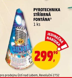 PYROTECHNIKA STŘÍBRNÁ FONTÁNA