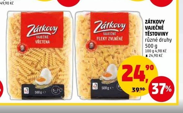 Zátkovy vaječné těstoviny