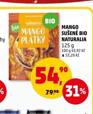 MANGO SUŠENÉ BIO NATURALIA