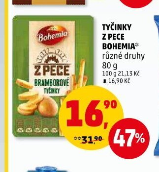 TYČINKY Z PECE BOHEMIA