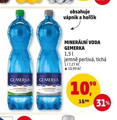 Minerální voda Gemerka
