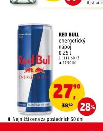 Red Bull energetický nápoj