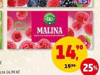 KOUZELNÝ ČAJ MALINA