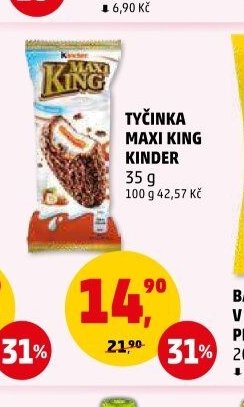 TYČINKA MAXI KING KINDER