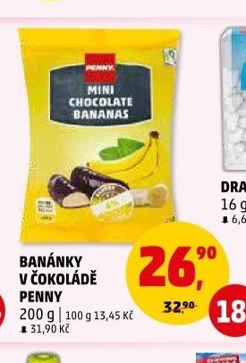 BANÁNKY V ČOKOLÁDĚ PENNY