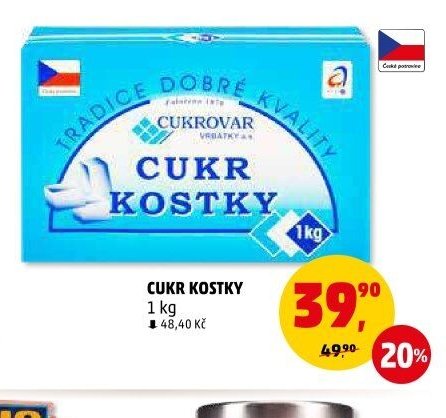 Cukr kostky 1 kg