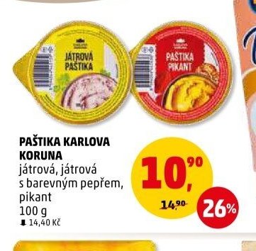 Paštika Karlova Koruna