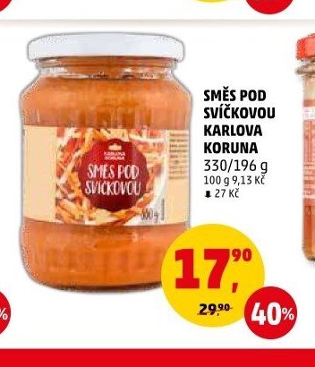 Směs pod svíčkovou Karlova Koruna