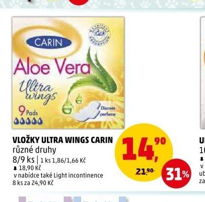 VLOŽKY ULTRA WINGS CARIN