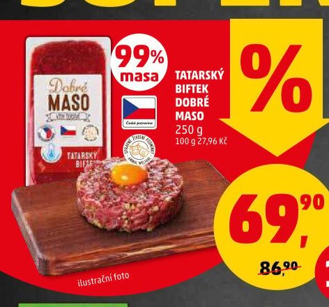 TATARSKÝ BIFTEK DOBRÉ MASO 250 g