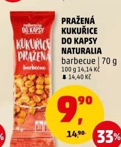 Kukuřice pražená barbecue Naturalia