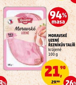 Moravské maso uzené Řezníkův talíř