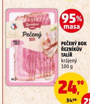 Pečený bok Řezníkův talíř