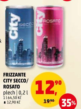 Perlivé víno City Secco