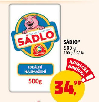 Sádlo vepřové škvařené