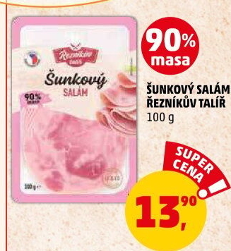 Salám šunkový Řezníkův talíř