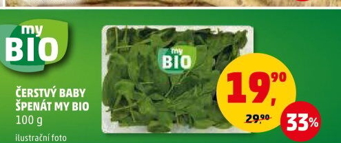 Špenát baby My BIO