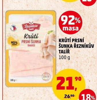 Šunka krůtí prsní Řezníkův talíř