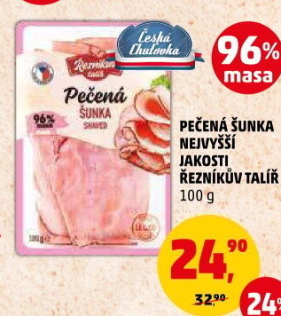 Šunka pečená nejvyšší jakosti Řezníkův talíř