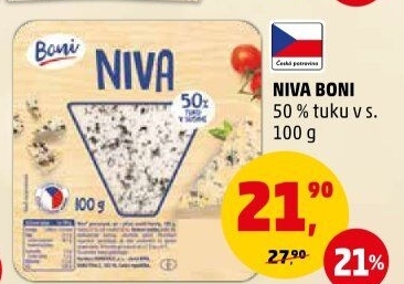 Sýr Niva 50% Boni