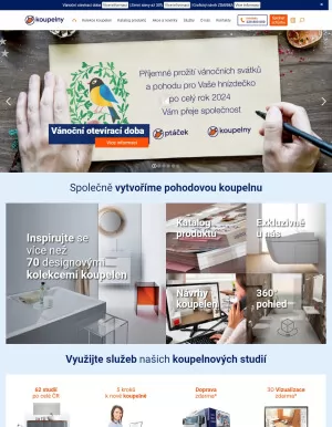 akční leták KOUPELNY Ptáček 26.12.2023-1.1.2024