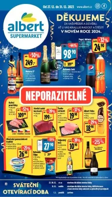 akční leták Albert 27.12.2023-31.12.2023