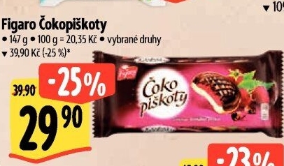 Čokopiškoty Figaro