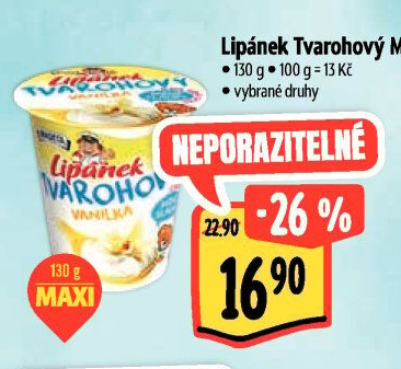 Dezert Lipánek tvarohový Madeta