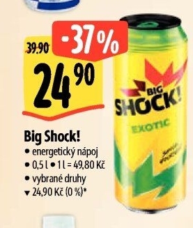 Energetický nápoj Big Shock