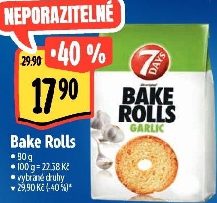 Krekry Bake rolls 7 Days
