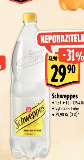 Limonáda Tonic Schweppes