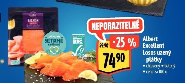 Losos uzený Albert Excellent