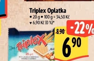 Oplatky Triplex Sölen