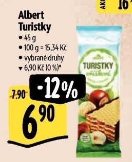 Oplatky Turistky Albert