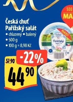 Pařížský salát Česká chuť