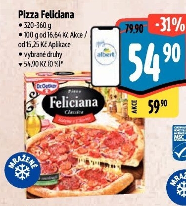 Pizza mražená FelicianaDr. Oetker