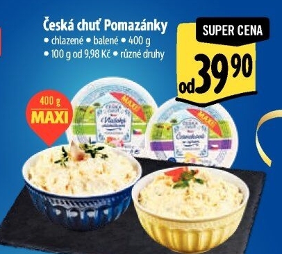 Pomazánky Česká chuť