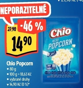 Popcorn do mikrovlnky Chio