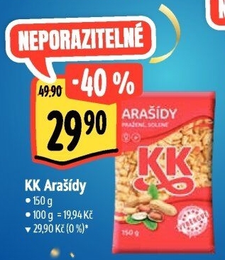 Pražené arašídy KK